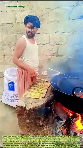Die Open-Air-Fritteuse: Herzhafte Snacks über einem Holzfeuer frittieren