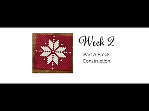 Knitted Star Week 2 Block A part 2
