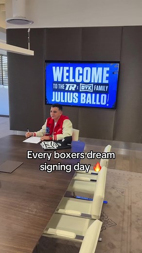 Julius Ballo Signs with Top Rank Boxing: A Dream Come True