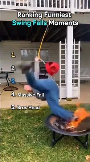 Ranking the FUNNIEST Swing Falls 🤣🌳