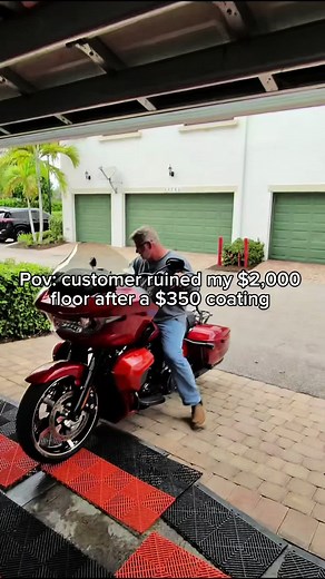 Car Detailing Disaster: Customer Ruined Floor
