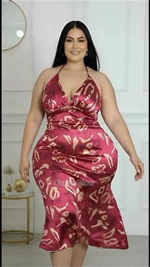 Plus Size Shell Satin Maxi Dress | Elegant Coastal Fashion