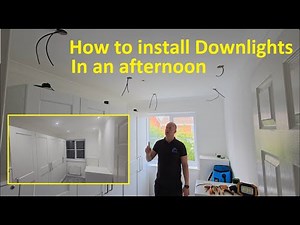 How to Install Spotlights / Downlights | Change pendant to Downlights