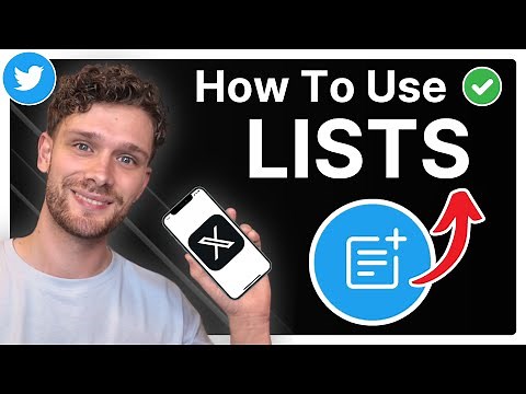 How To Use The Lists Feature on Twitter X