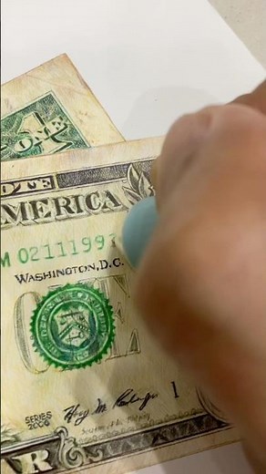 Steps to draw a 1 dollar bill #megaohmman #art #drawing #ballpointpendrawing #artist #money #fypシ