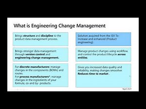 Engineering Change Management in Dynamics 365 Finance and Operations