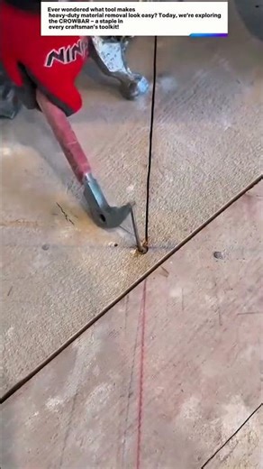 Crowbar - Essential Tool for Woodworking & Demolition | Educational Short by