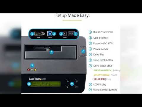 Review: StarTech.com Single Bay SSD/HDD Hard Drive Eraser, 2.5/3.5" SATA, Hostless Standalone ...