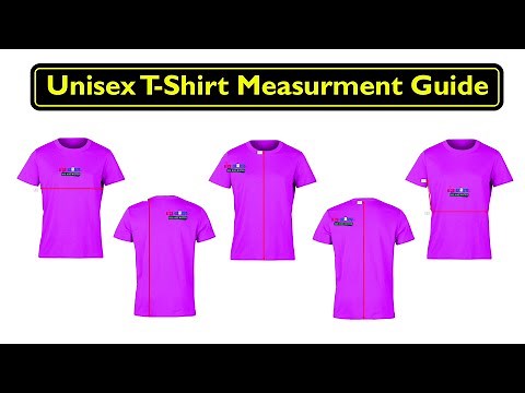 Unisex T-Shirt Measurements & Size Chart Guide