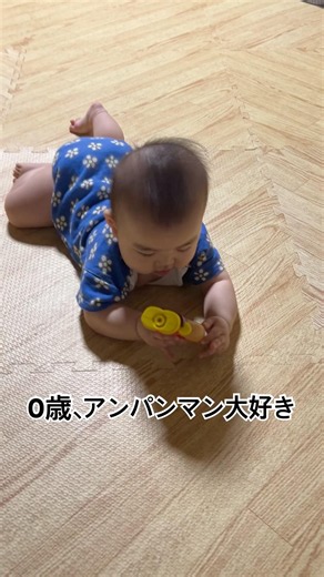 【0歳】アンパンマン大好き