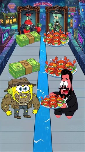 Mafia Boss SpongeBob vs Lucky Boss Patrick Star