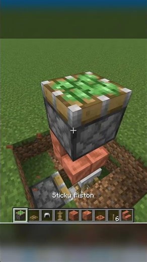 how to make a working pump in minecraft #minecraft #tutorial #buildstone #fast #memes #gaming