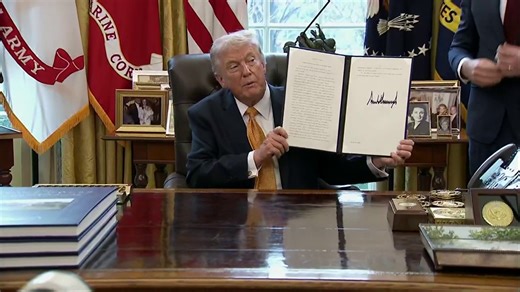 Trump, Vance sign executive order for task force to combat fraud