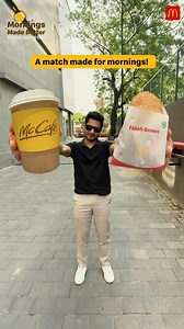 Morning mood made better with McDonald's breakfast. Go to your nearest McDonald's today. . . . #McDonalds #McDonaldsInIndia #McCafe #Breakfast #Hashbrown #Coffee #imlovinit [McDonald’s North & East, McDonald’s, McCafe, Breakfast, Hashbrown, Coffee, i’m lovin’ it] | McDonald's India