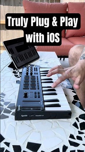 Using the Synido TempoKEY K25 with iOS