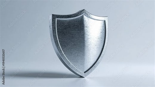 Financial shield protection icon for security and risk management in digital spaces and investments