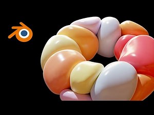 Inflated Objects using Geometry Nodes