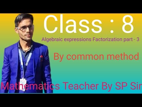 Algebraic Expressions Made Easy | Common Method Explained Step-by-Step"