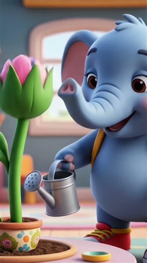 Elly's Magical Seed Story 🐘✨ | Full Animation for Kids