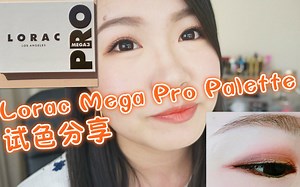 Lorac Mega Pro Palette 3 试色分享