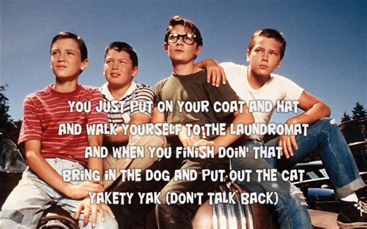 Stand By Me (1986) OST with lyrics 07 - Yakety Yak