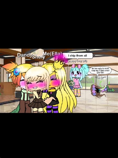 ella and dandy find out shelly think she's ugly #dandysworld #gachaedit #gachalife #dandysworldoc #dandysworldroblox