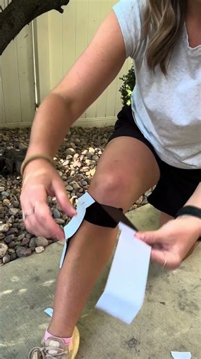 KT Tape Ready Fit Knee Tape Application