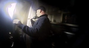 Body camera video shows first responders pull man from fire at Sandy motel