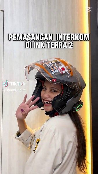 Cara Pasang Intercom di Helm Ink Terra 2