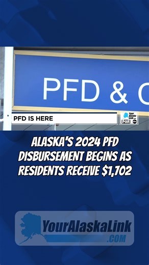 Thursday, October 3 marked the first day of PFD disbursement. For 2024, all eligible Alaskans are getting $1,702. That's the roughly $1,400 PFD plus an almost $300 energy relief check. | Your Alaska Link TV