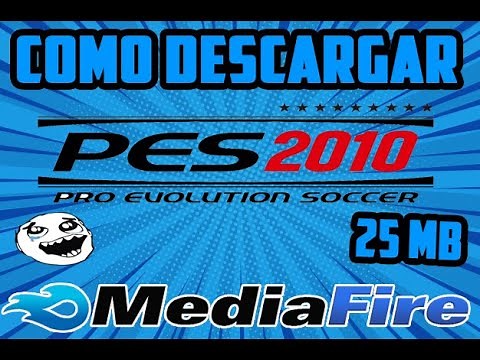 Descargar e instalar PES 2010+12 Supercomprimido 25 mb Mediafire.