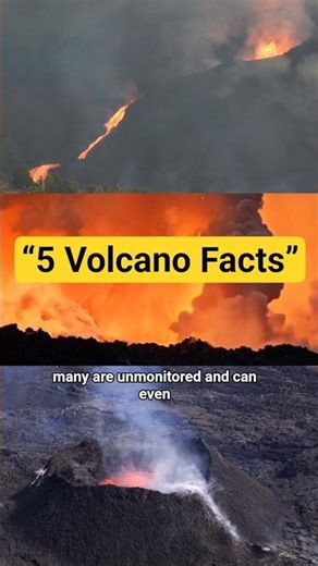 5 Powerful Facts About Volcanoes #volcano #factshort #factscience