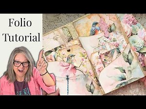 DIY Folio Tutorial 🌸 Quick & Easy Guide for BEGINNERS| Junk Journal Paper Craft
