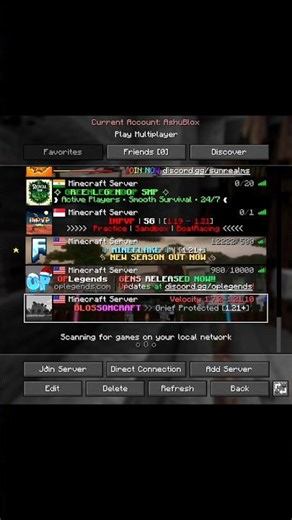 No Lag Minecraft Public Survival Server for Bedrock and Java