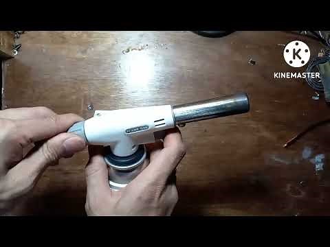 Brazing (Aluminum; Copper & Steel) with butane blow torch "kaya pala ng Butane"