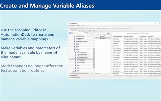 AutomationDesk Demo Videos -2-dSPACE AutomationDesk Quick and easy test-step def