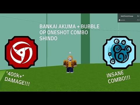 BANKAI AKUMA + BUBBLE OP ONESHOT COMBO | Shindo Life Roblox