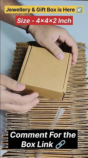 4x4x2 Inch Corrugated Box for Diwali Packaging! | 10–15% OFF Festive Deals | Gurez.com 🎁