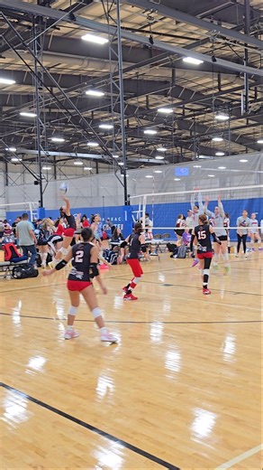 🏐 Unreturnable Hit! Angelina’s Explosive Spike Ends Rally Instantly! #outsidehitter