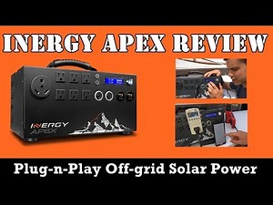 Inergy Apex Solar Generator Review: Air Conditioner Test/ Assembly/ Price Comparison/ Load Test