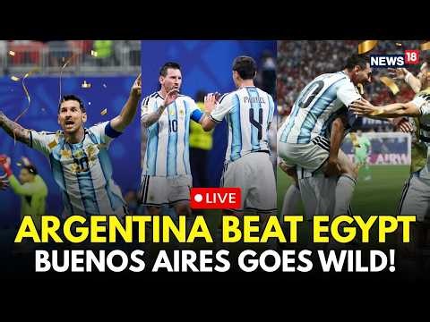 LIVE | Argentina Beats Egypt In FIFA World Cup 2026 LIVE Celebration | Argentina vs Egypt Highlights