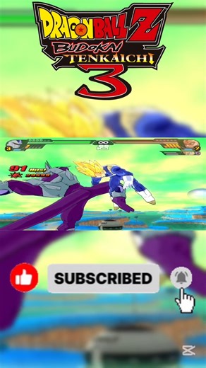 DBZ BT3 - Cooler Vs Vegeta SSJ | Wii [Android] #phonk #music #dbzbt3gameplay #dbzbt3 #bt3 #dbz