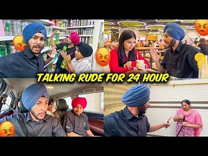 Talking Rude to My Family for 24 Hours Prank😂 - Hassa Nai Rukda🤣 - Mummy Ho Gayi Full Gusse Ch😡🔥