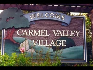 Tour of Town of Carmel Valley Village California slow drive thru