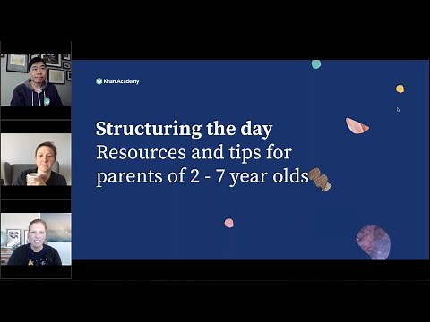 For parents: setting a daily learning schedule for learners ages 2-7