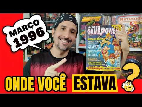 MAS JÁ!😨 HÁ 30 ANOS ESSA REVISTA ESTAVA NAS BANCAS - SUPER GAMEPOWER 24