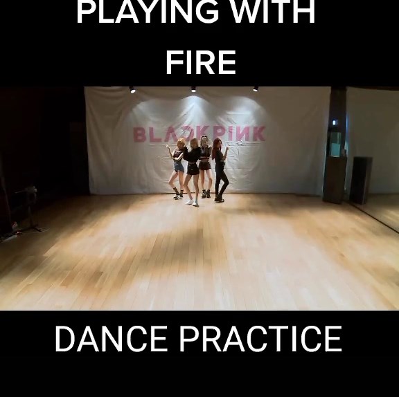 BLACKPINK 'PLAYING WITH FIRE' DANCE PRACTICE VIDEO #blackpinkofficial #jisoo #jennie #rose #lisa #dancepractice #xyzcba #fyp