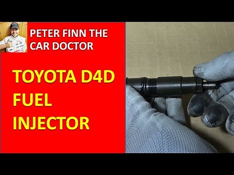 How to disassemble Toyota D4D diesel fuel injector. Clean and Inspection