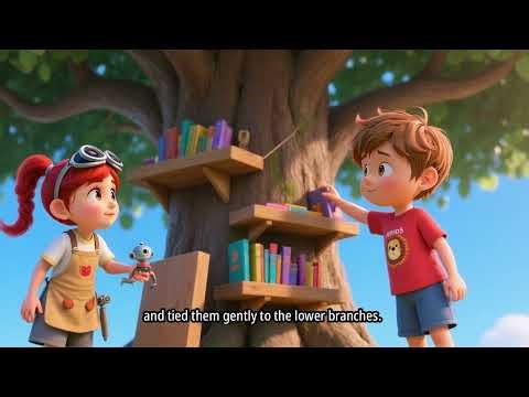 📚🌳 Library Tree – Where Books Grow Like Leaves! ✨🍃