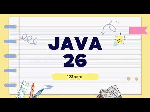 Java 26 sans chichi